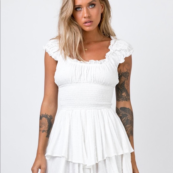 Princess Polly Dresses & Skirts - The Love Galore Romper White